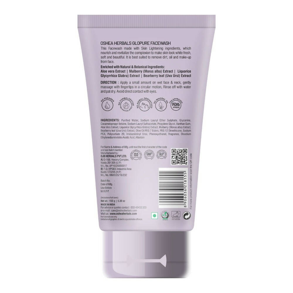 Oshea Herbals Glopure Lightening Face Wash | Grocsy