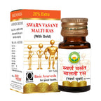 Basic Ayurveda Swarn Vasant Malti Ras (With Gold) Tablets | Grocsy