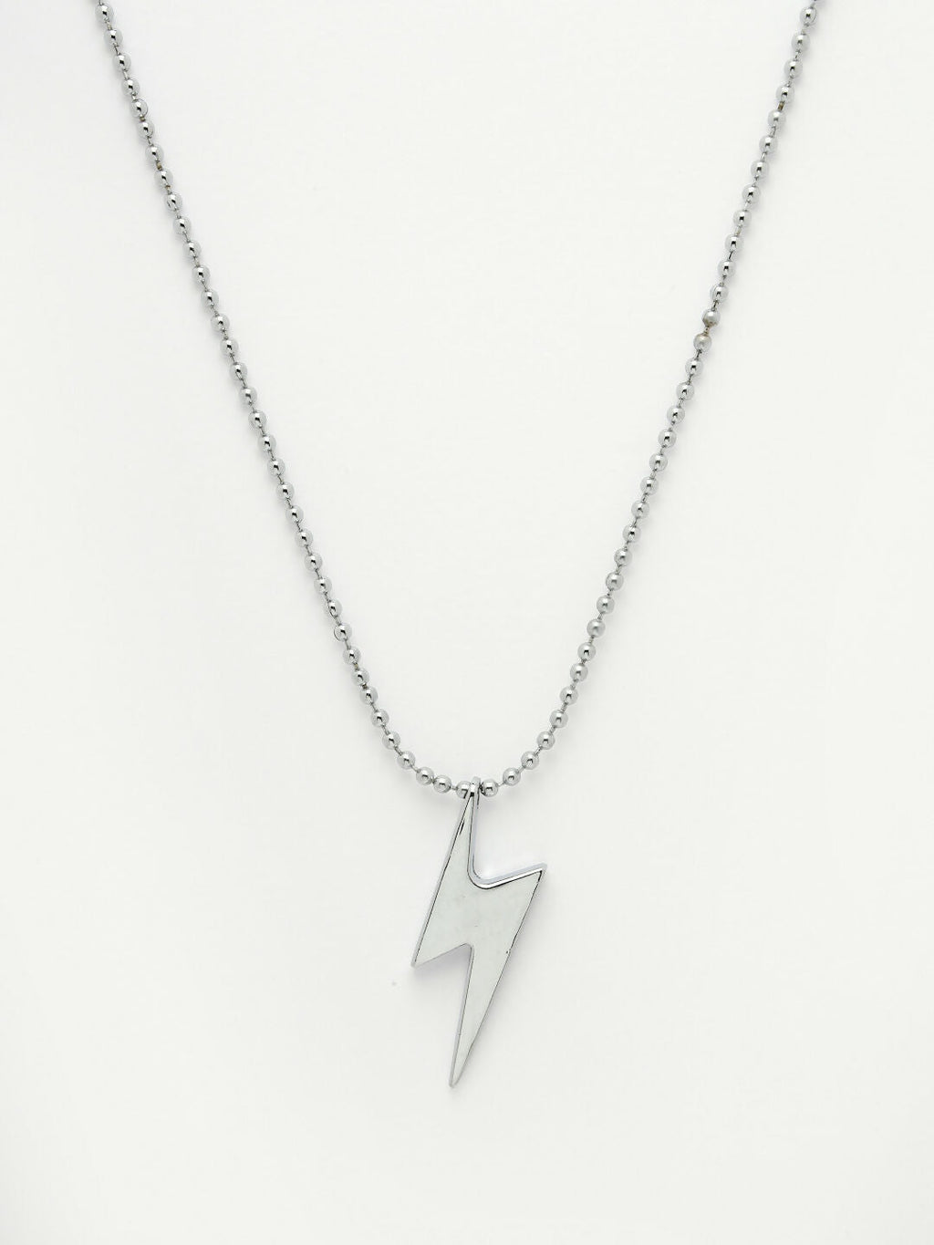 NVR Men's Set of 2 Black & Silver Flash Pendent With Chain | Grocsy