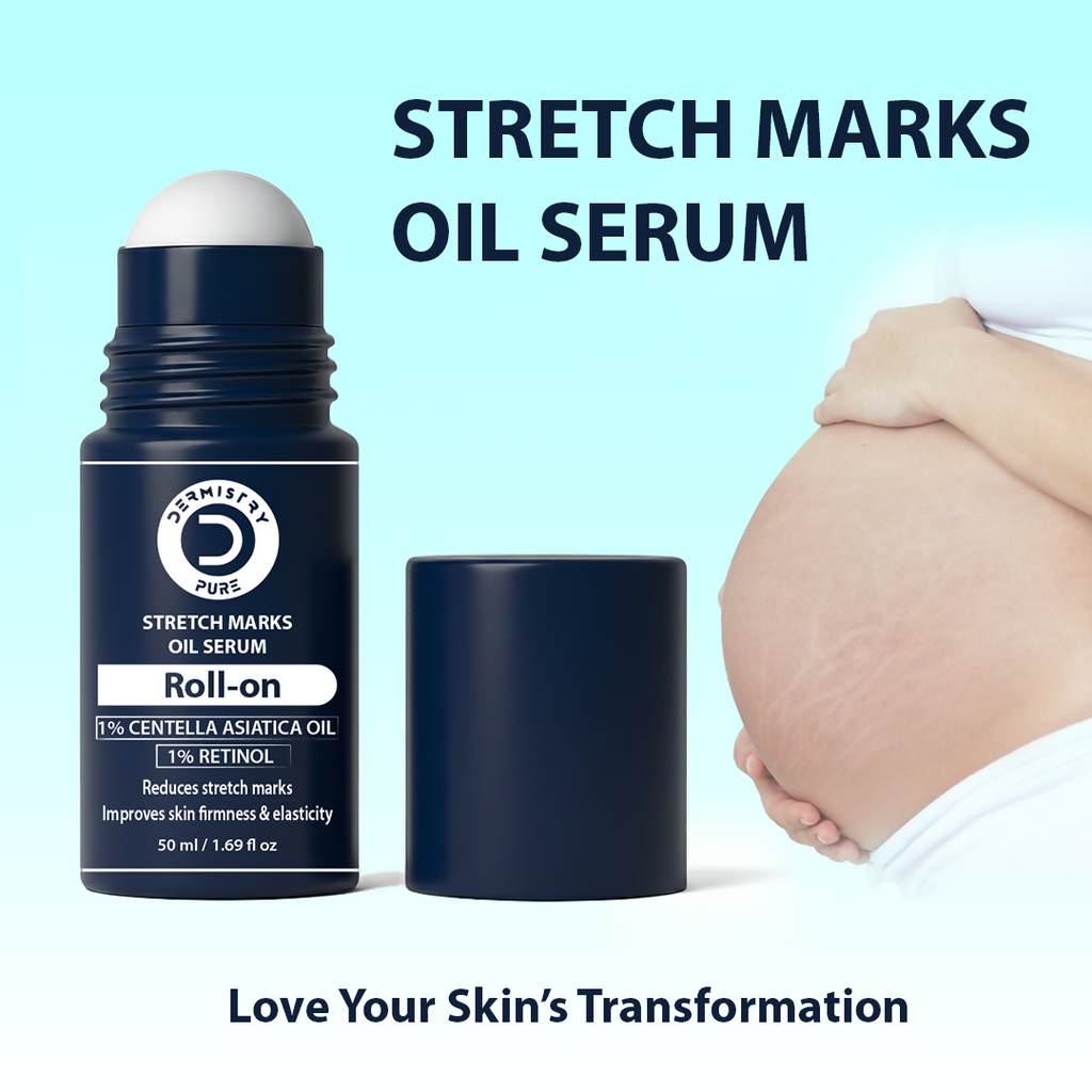 Dermistry Stretch Marks Scar Removal Roll On Oil Serum | Grocsy