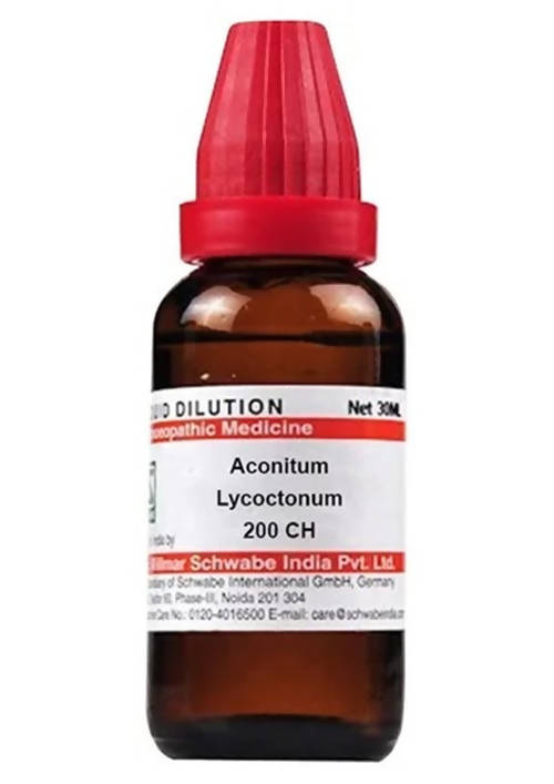 Dr. Willmar Schwabe India Aconitum Lycoctonum Dilution | Grocsy