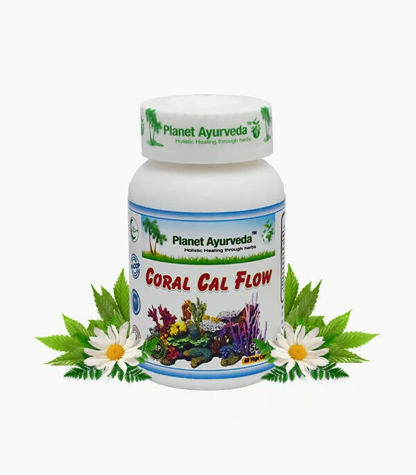 Planet Ayurveda Coral Cal Flow Capsules | Grocsy