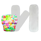 Kindermum Nano Pro Aio Cloth Diaper (With 2 Organic Inserts And Power Booster)-Polka For Kids | Grocsy