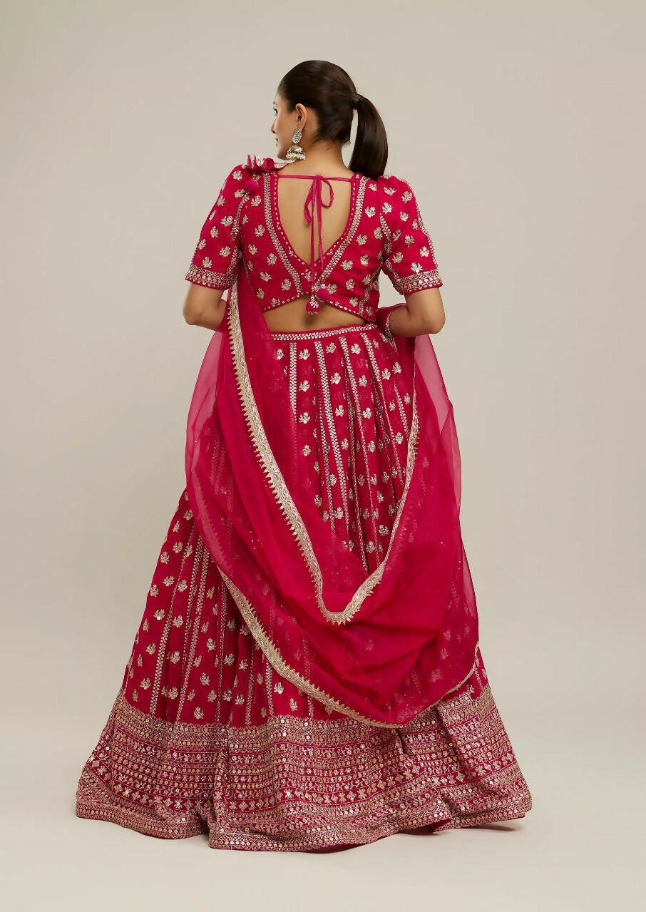Lehenga Mart Designer Indian Wedding Lehenga Choli-Pink | Grocsy