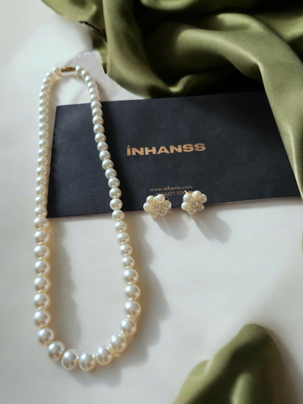 Inhanns Spectrum Everyday Pearl Sets - Single Strand - White | Grocsy