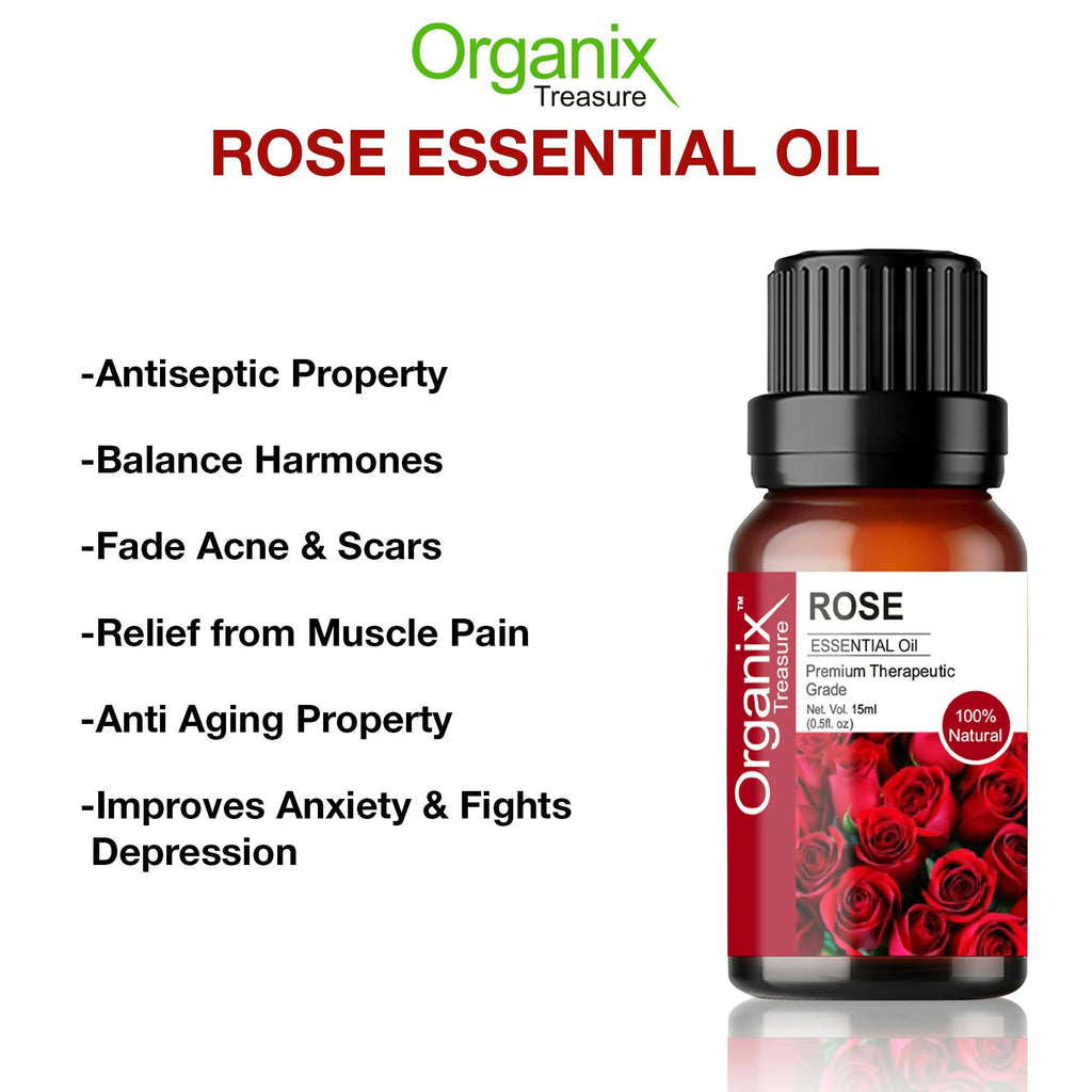 Organix Treasure Rose Essential Oil | Grocsy