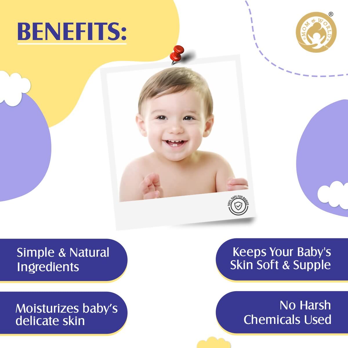 Mom & World Baby Nourishing Lotion | Grocsy