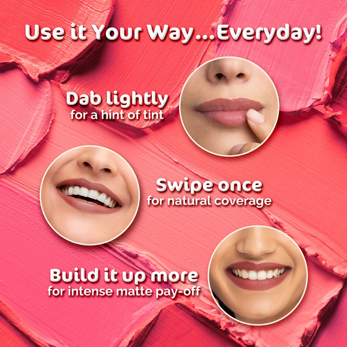Mamaearth Creamy Matte Long Stay Lipstick - Pillow Nude | Grocsy