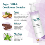 Kulsum's Kaya Kalp Red Onion Shampoo & Argan Oil Hair Conditioner Combo For Anti-Hair Fall, Silky, Soft & Smooth Hair | Grocsy