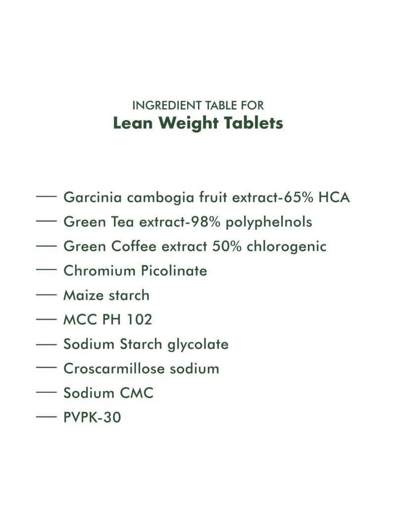 Man Matters Lean Weight Tablets For Men | Grocsy