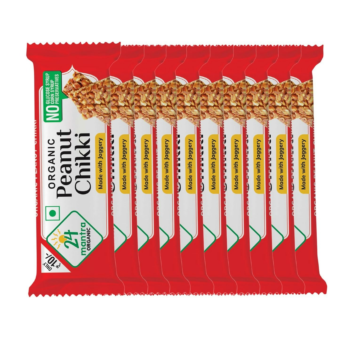 24 Mantra Organic Peanut Chikki | Grocsy
