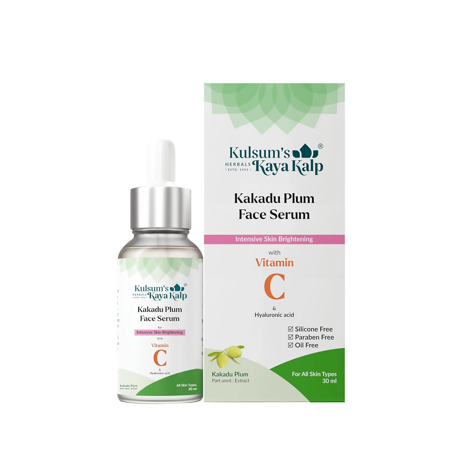 Kulsum's Kaya Kalp Kakadu Plum Face Serum For Intensive Skin Brightening | Grocsy