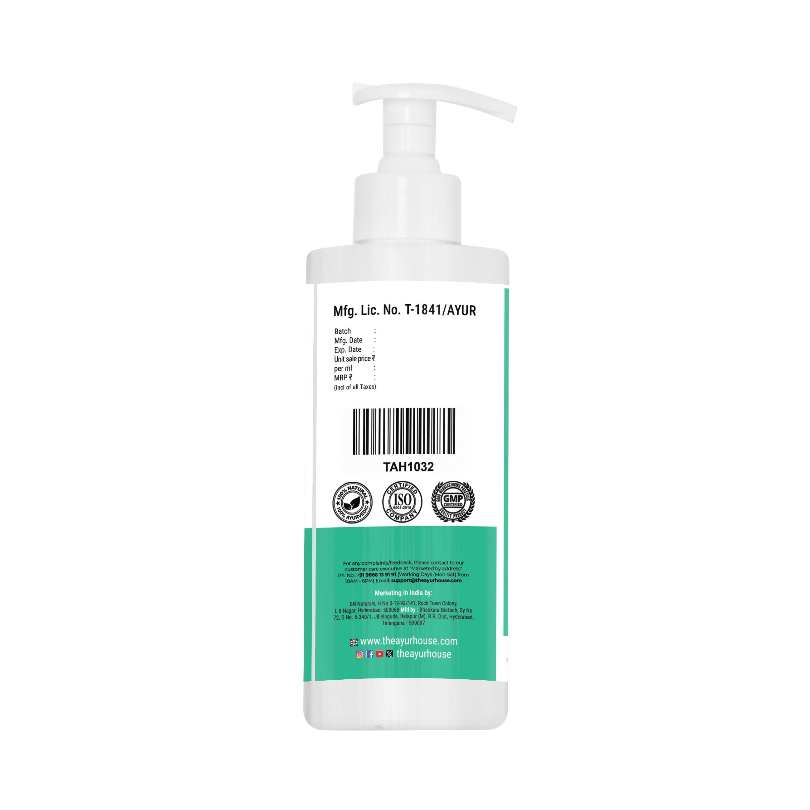 The Ayur House B Aloe Herbal Shampoo | Grocsy