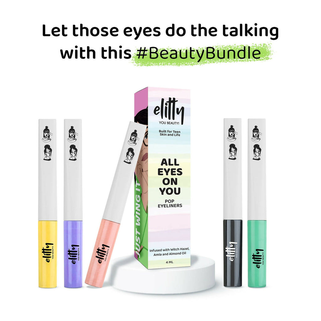 Elitty Eye Gotta Feeling Pop Color Eyeliner Combo | Grocsy