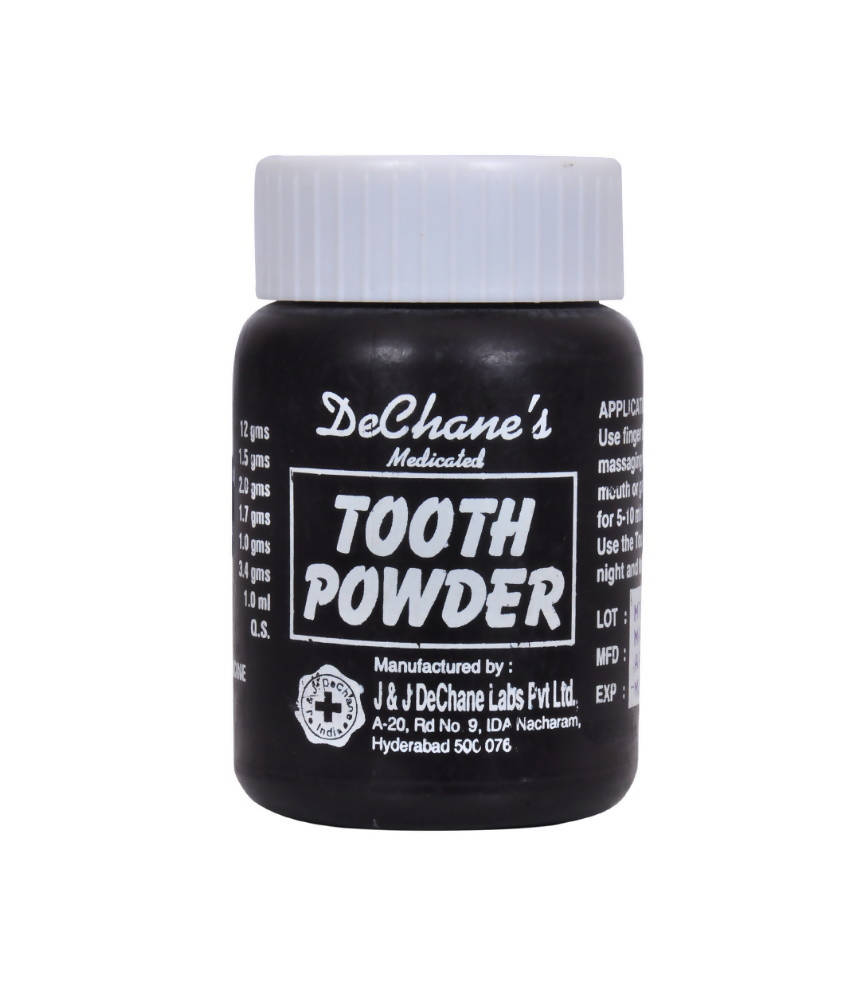 J & J Dechane Ayurvedic Medicated Tooth Powder | Grocsy