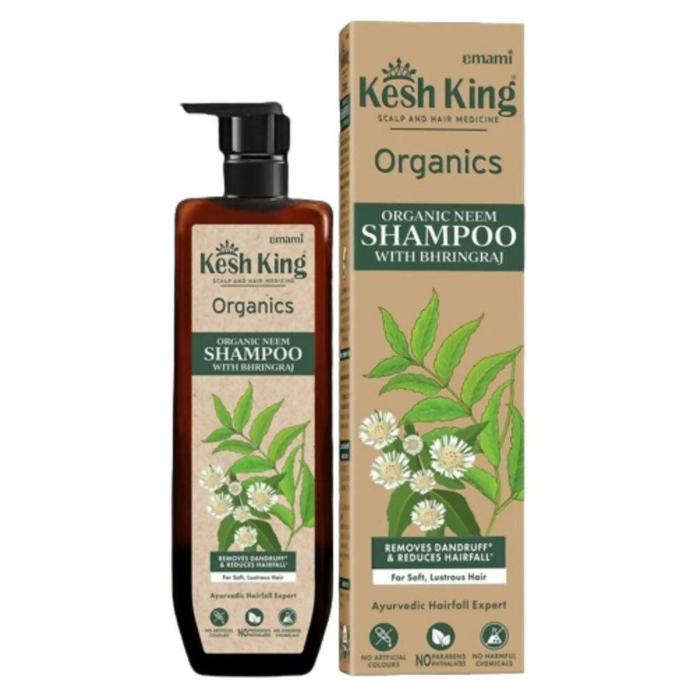 Kesh King Organics - Organic Neem Shampoo With Bhringraj | Grocsy
