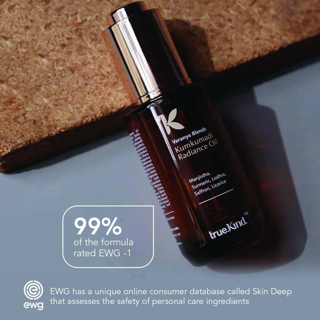 True Kind Varanya Blends Kumkumadi Radiance Facial Oil | Grocsy