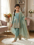 Teeya Creation New Kids Trendy Stylish Fully Stitched Ready To Wear Kurta Set -Turquoise | Grocsy