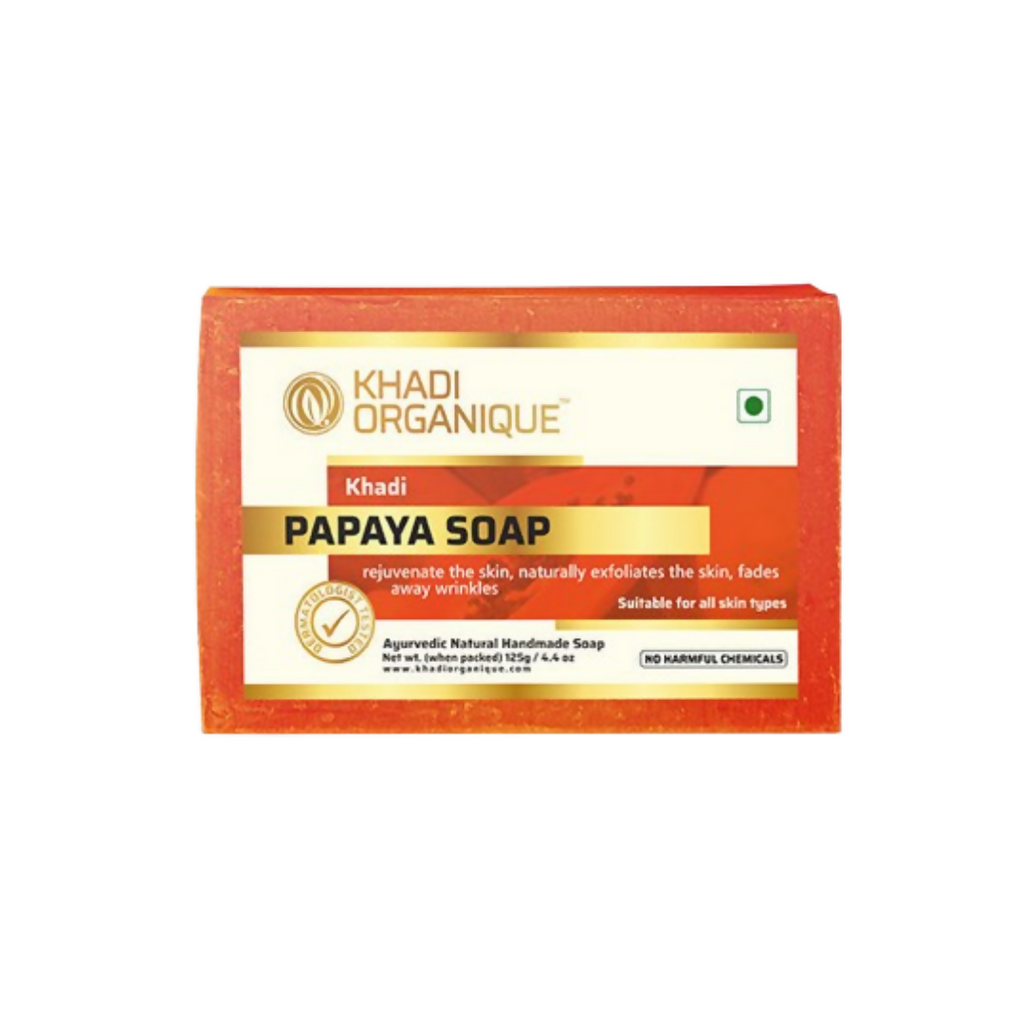 Khadi Organique Papaya Soap | Grocsy
