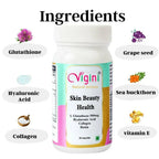 Vigini Natural Active Skin Beauty Health Capsules for Men Women | Grocsy