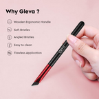 Gleva Multi-Function Eyebrow Brush - Black Pink | Grocsy