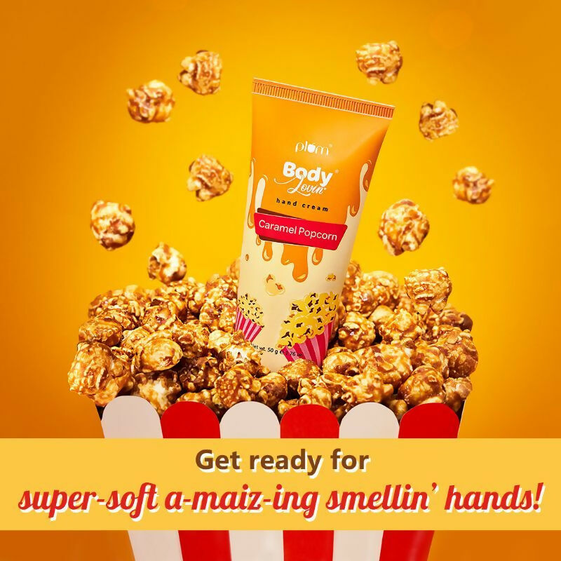 Plum Bodylovin' Caramel Popcorn Hand Cream | Grocsy