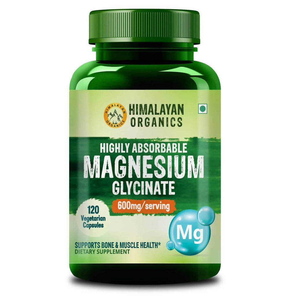 Himalayan Organics Highly Absorable Magnesium Glycinate Capsules | Grocsy