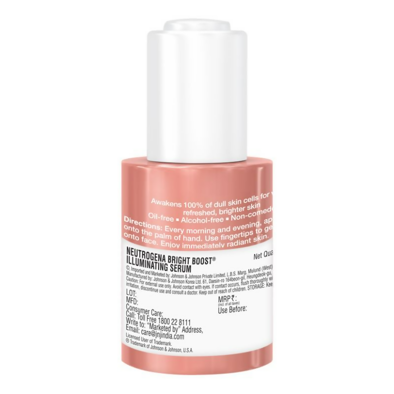 Neutrogena Bright Boost Illuminating Moisturizing Face Serum | Grocsy