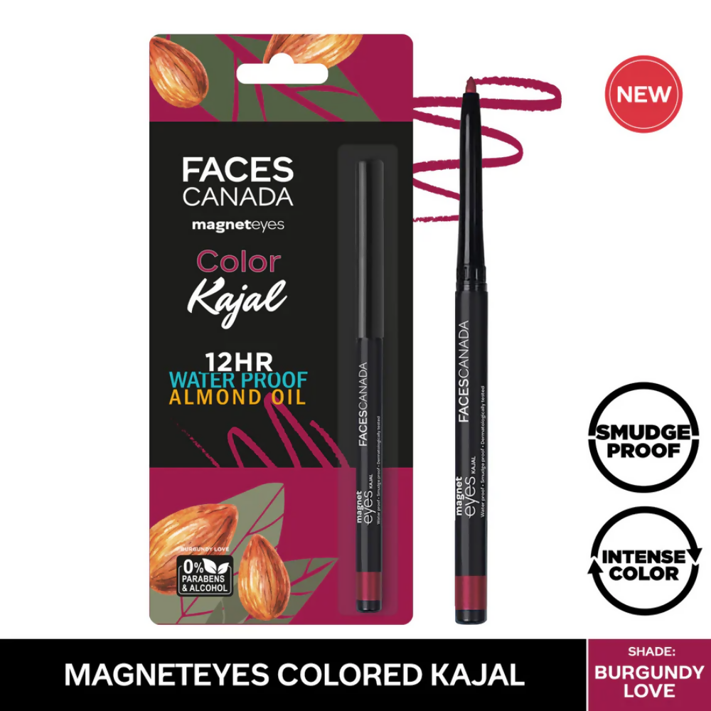 Faces Canada Magneteyes Color Kajal - Burgundy Love 04 | Grocsy