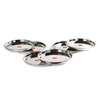 Sumeet Stainless Steel Dinner Plates | Grocsy