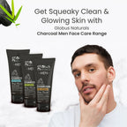 Globus Naturals Anti Pollution & Anti Acne Detox Charcoal Peel Off Mask For Men | Grocsy