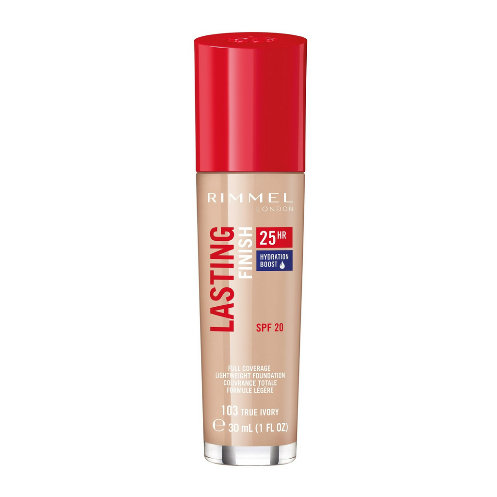 Rimmel London Lasting Finish 25 Hour Foundation SPF 20 - True Ivory | Grocsy