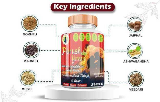 Divya Shree Porush Yovan Capsules | Grocsy