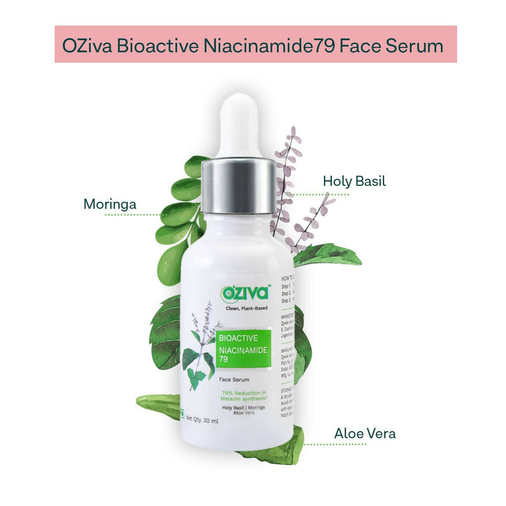 OZiva Bioactive Niacinamide 79 Face Serum | Grocsy