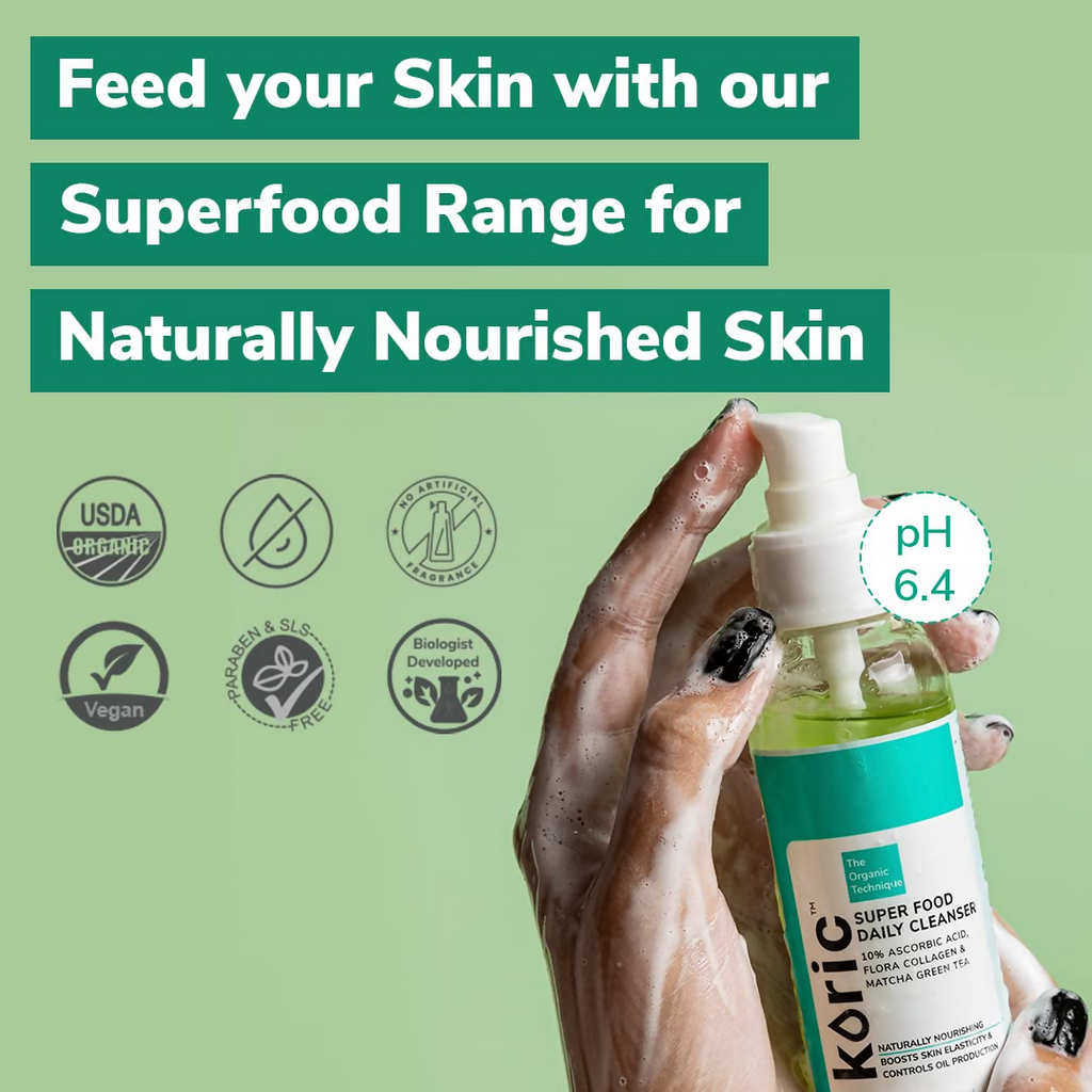 Koric Naturally Nourishing Superfood Daily Cleanser | Grocsy