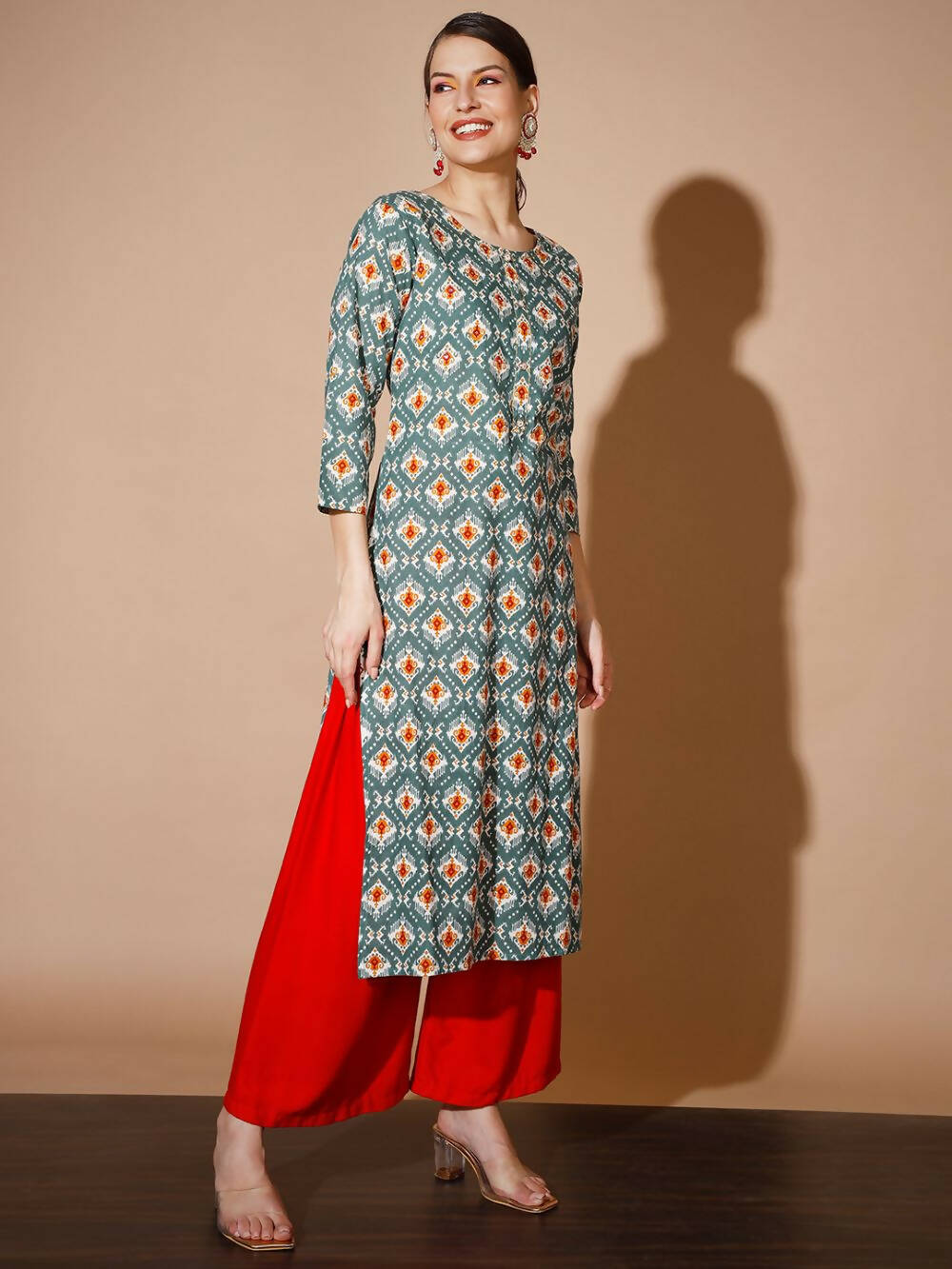 Myshka Women Multi Printed Kurtas | Grocsy
