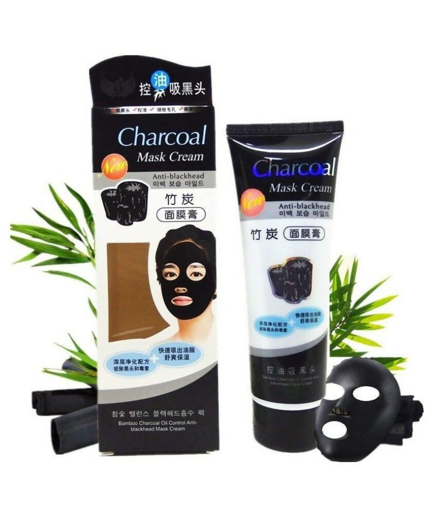 Favon Activated Charcoal Face Mask for Blackhead Removal and Clarifying Skin | Grocsy