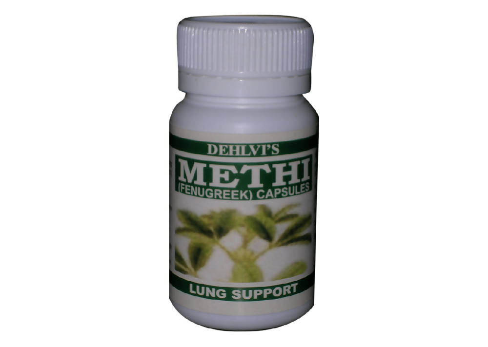 Dehlvi Methi (Fenugreek) Capsules | Grocsy