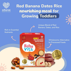 Babyvita Arbanox Red Banana Dates Rice Wholesome Blend For Little Ones Trusted By Parents | Grocsy
