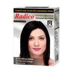 Radico Natural Herbal Based Permanent Hair Color - Dark Brown | Grocsy