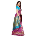 Vamika Banarasi Jaquard Purple Weaving Saree (BANARASI 07) | Grocsy