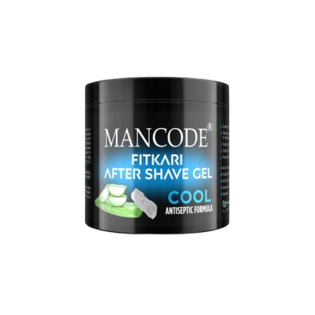 Mancode Fitkari After Shave Gel For Men Cool Antiseptic Formula | Grocsy