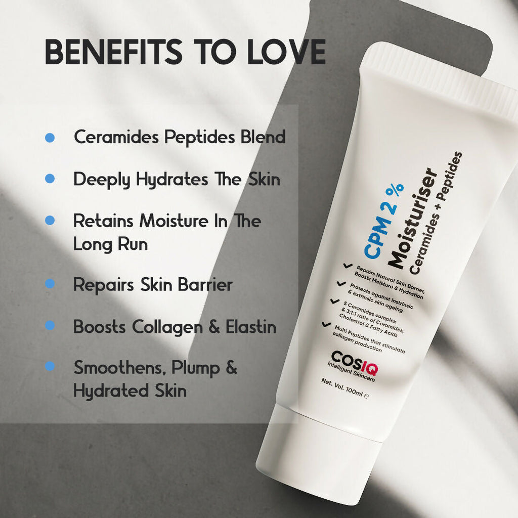 Cos-IQ CPM 2% Ceramides & Peptides Moisturizer | Grocsy
