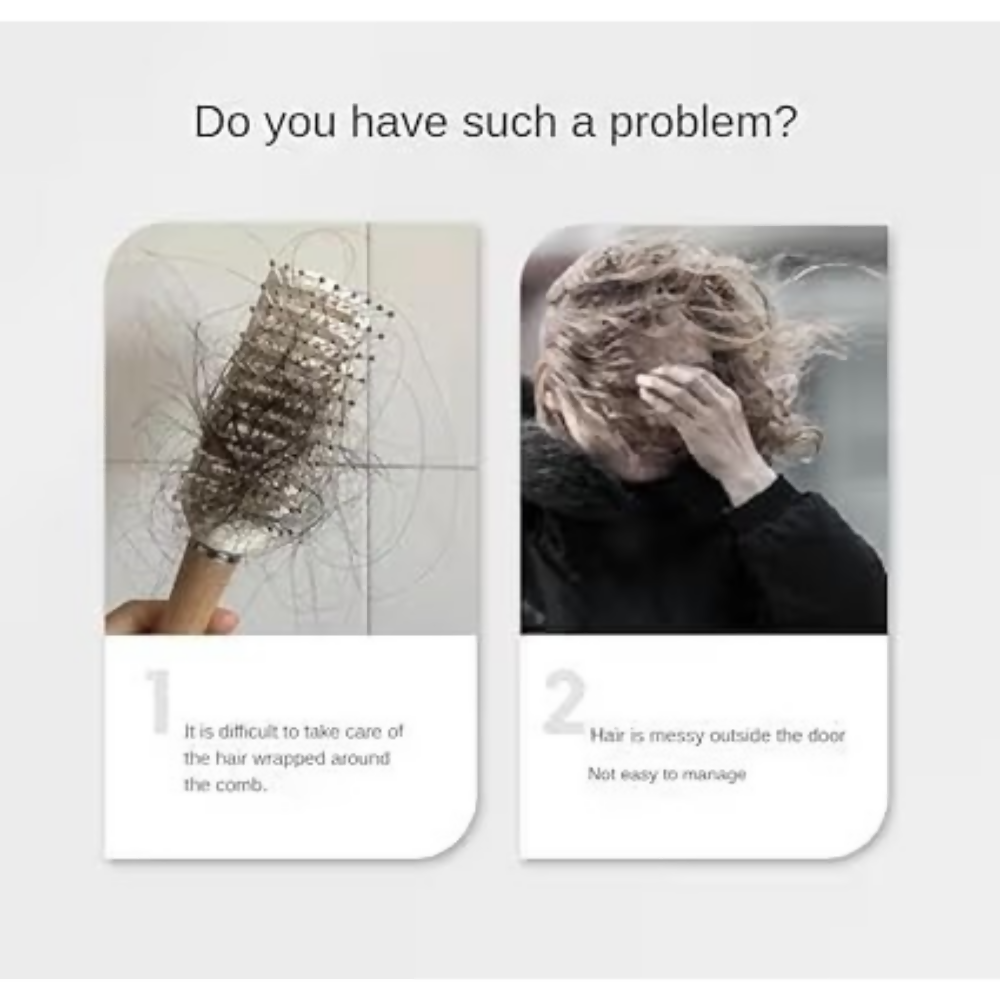Bronson Professional Self Cleaning Hair Brush | Grocsy