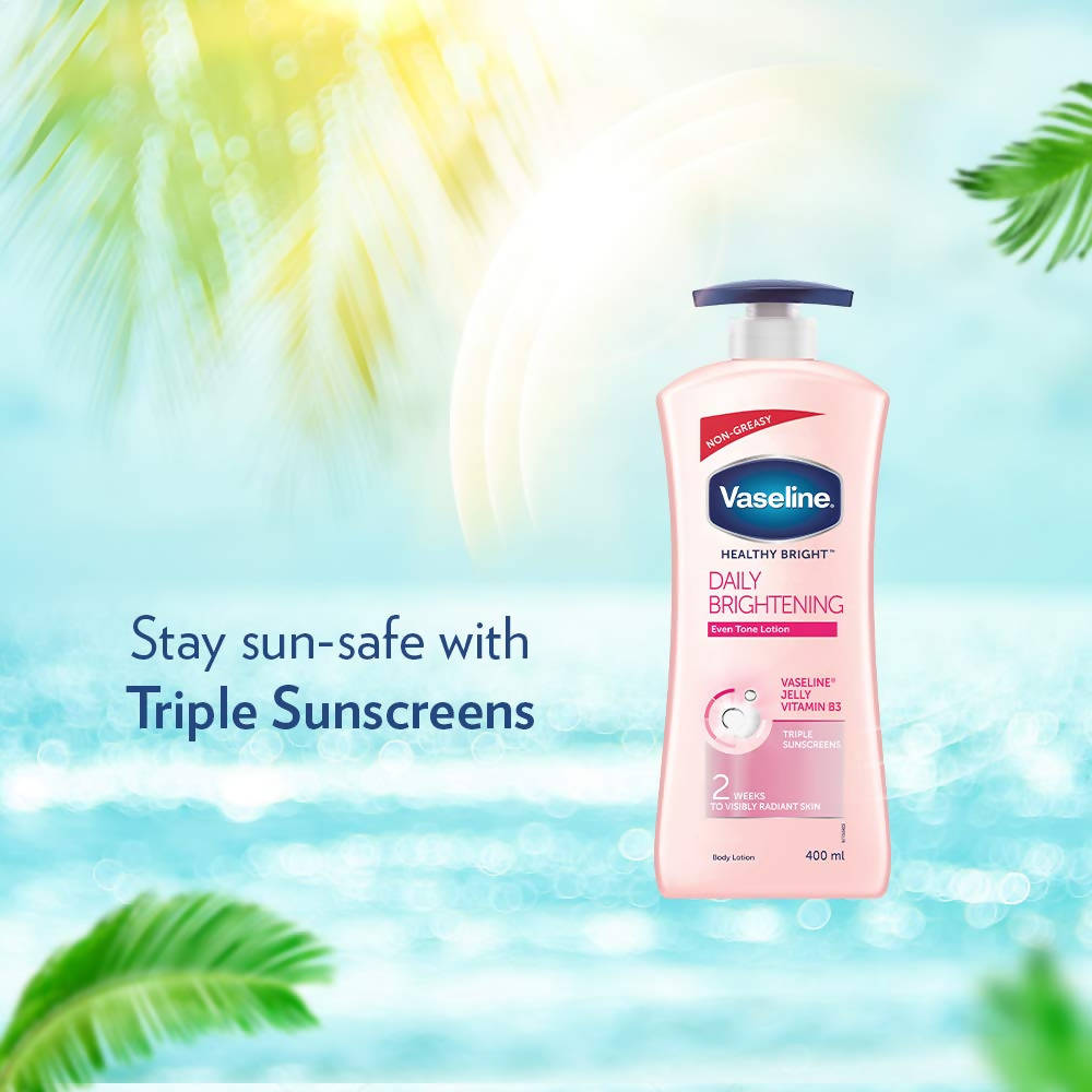 Vaseline Healthy Bright Daily Brightening Body Lotion | Grocsy