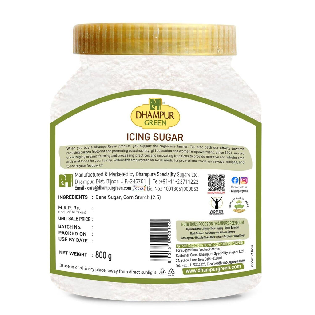 Dhampur Green Icing Sugar | Grocsy