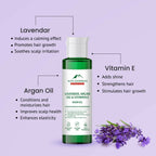 Alps Goodness Lavender, Argan Oil & Vitamin E Hair Oil | Grocsy
