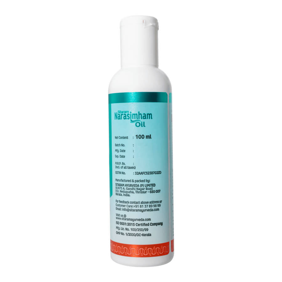 Sitaram Ayurveda Narasimham Oil | Grocsy