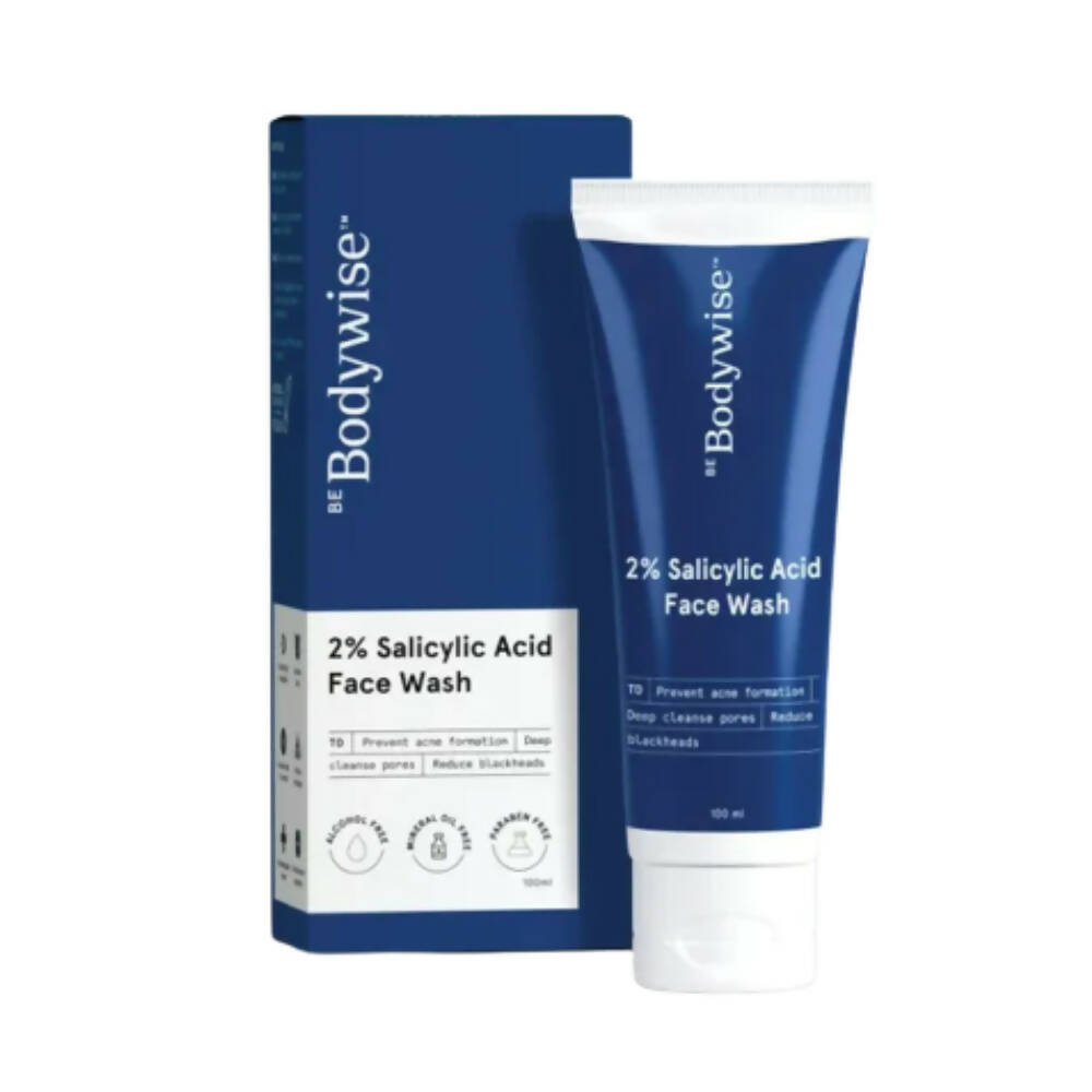 BeBodywise 2% Salicylic Acid Face Wash for Acne-Prone Skin | Grocsy