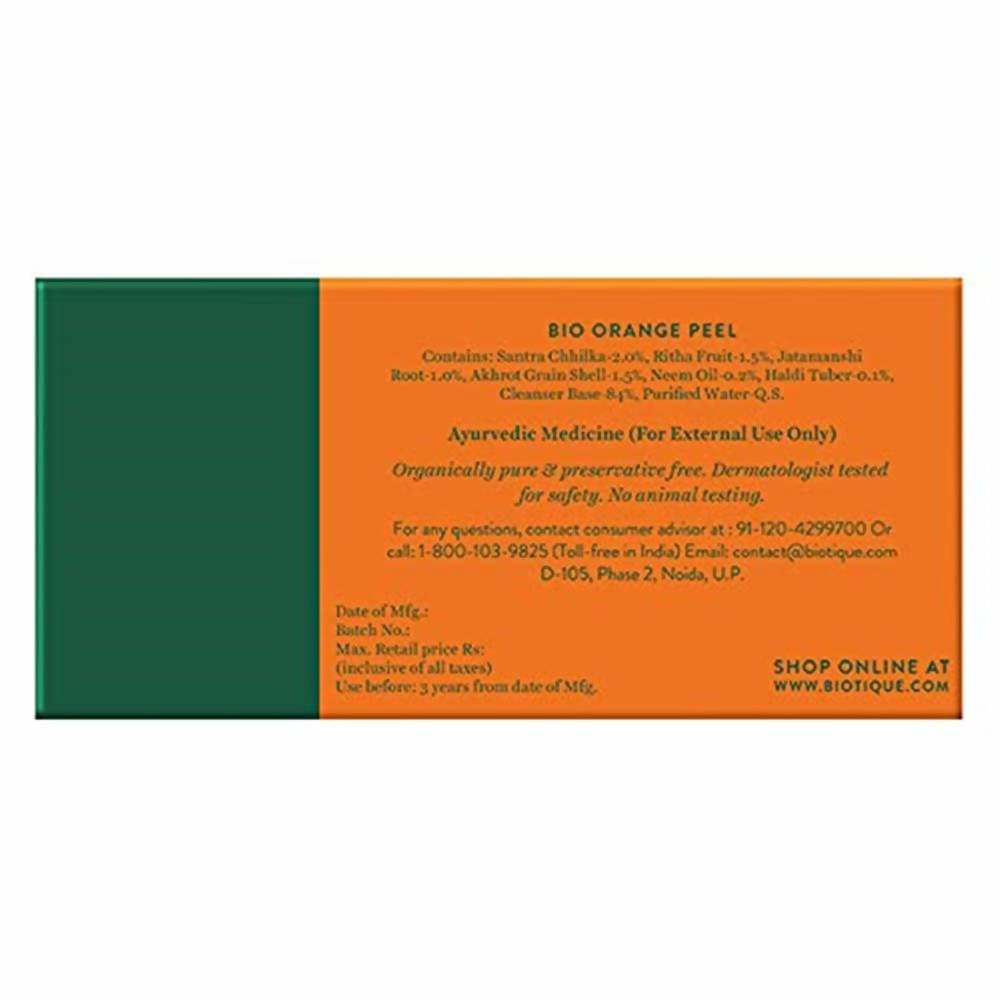Biotique Orange Peel Revitalizing Body Soap | Grocsy